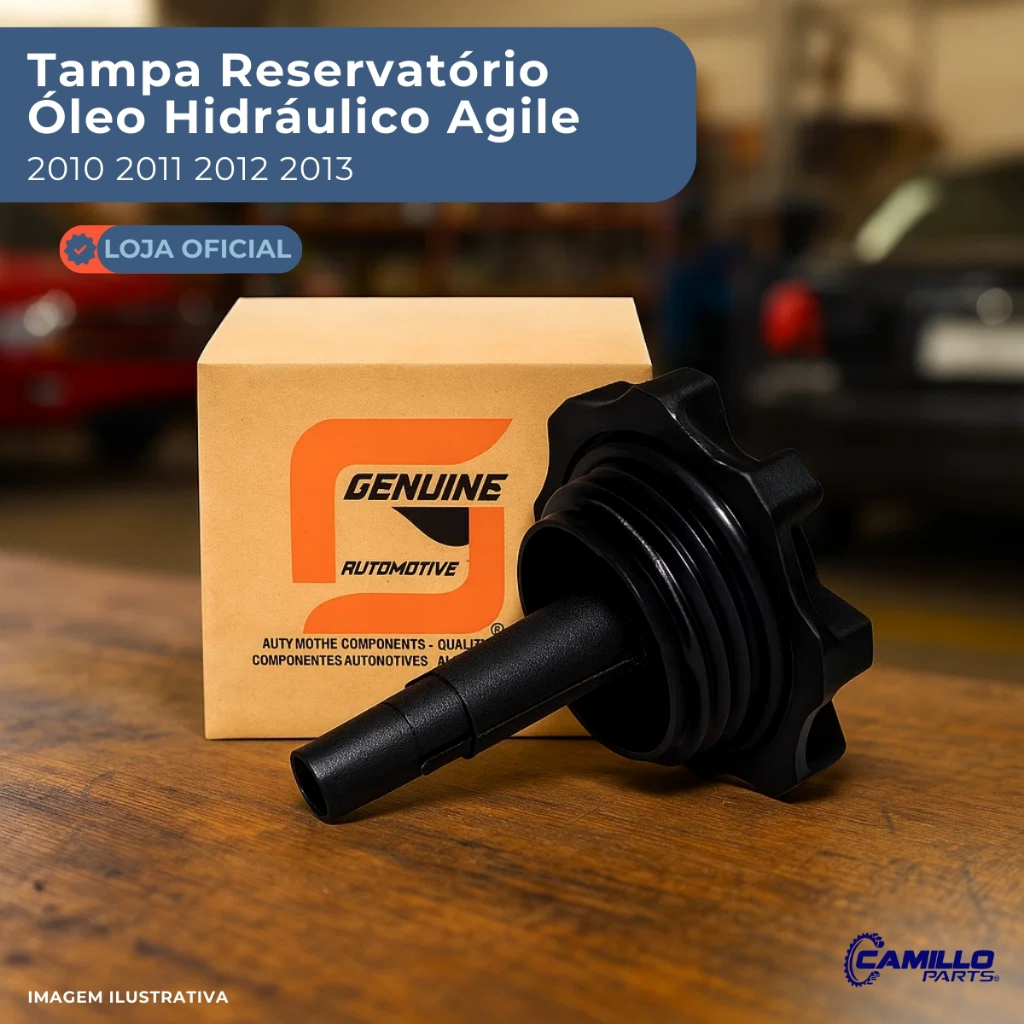 Tampa De Reservatório Óleo Hidráulico Corsa Meriva Montana Agile 2000 A 2018 em Oferta na Shopee