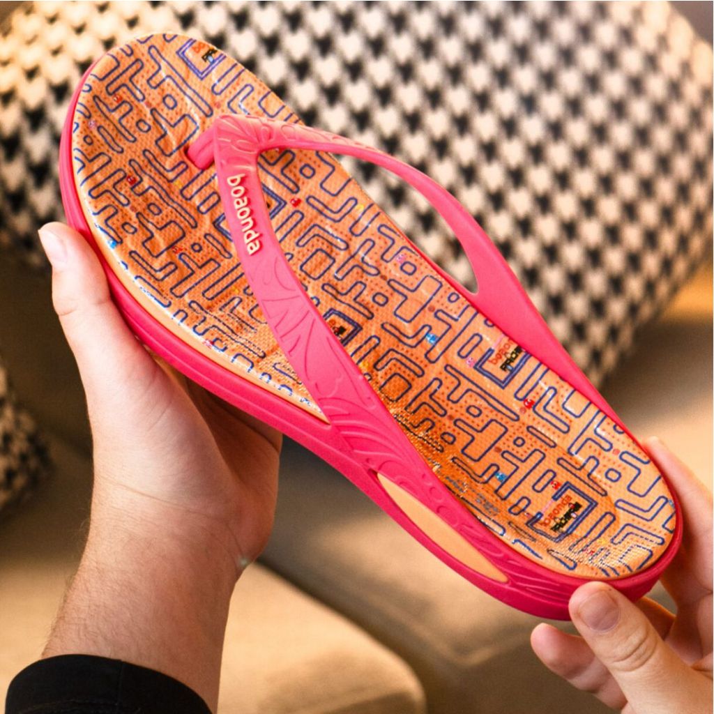 Chinelo PAC MAN Boa Onda Lilly De Dedos Feminino Masculino Conforto Máximo Calcanhar Flexível Anatômico