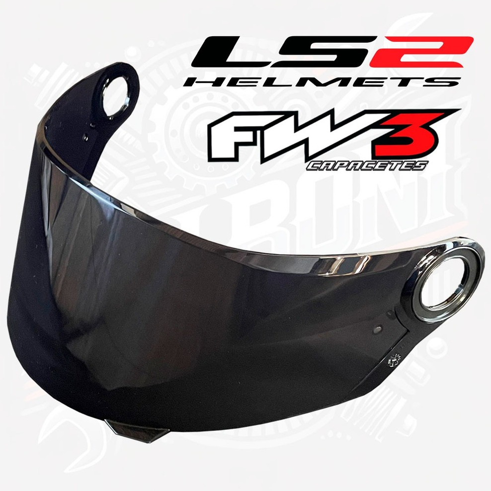 Viseira Capacete Ls2 FW3 Fume Modelos FF358 FF396 FF392 FW3 GT GTN GTX GT2 Nova em Oferta na Shopee