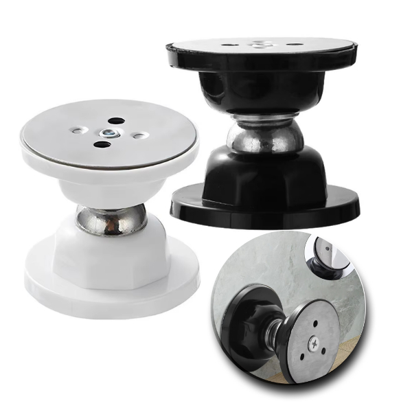 Trava Porta Prendedor Fixador e Parede Protetor Anti impacto Porta Imã Magnético Adesivo Inox