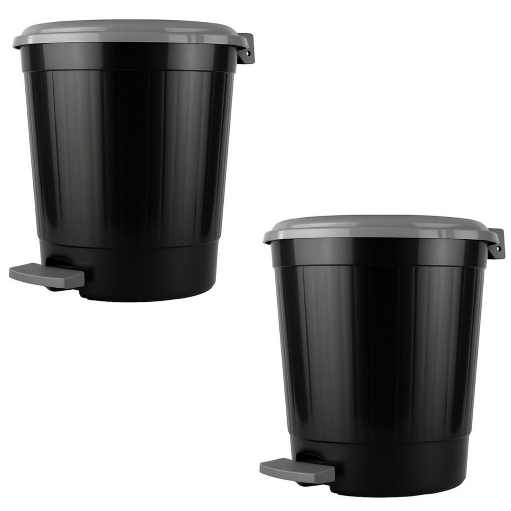Kit 2 Lixeiras Redondas 7 Litros em Oferta na Shopee