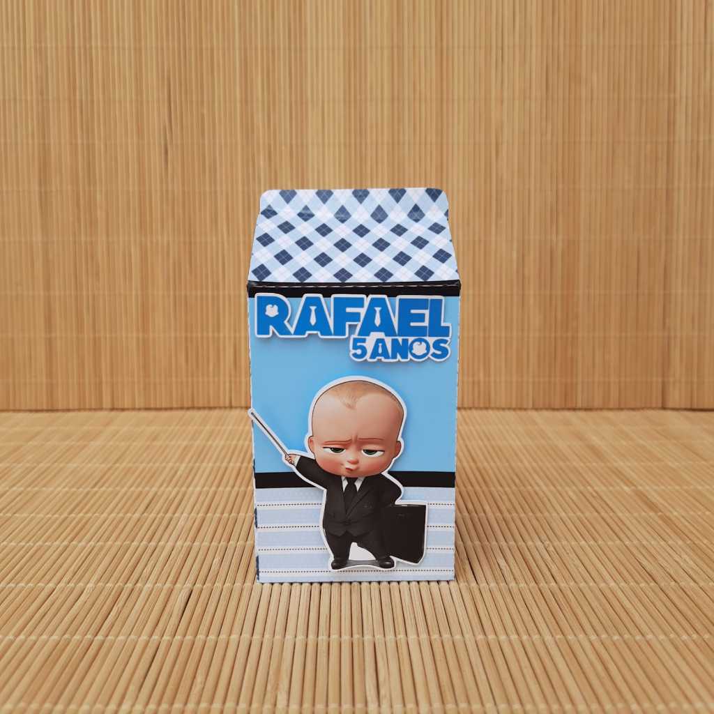 caixa milk personalizada Poderoso Chefinho, lembrancinha para festa