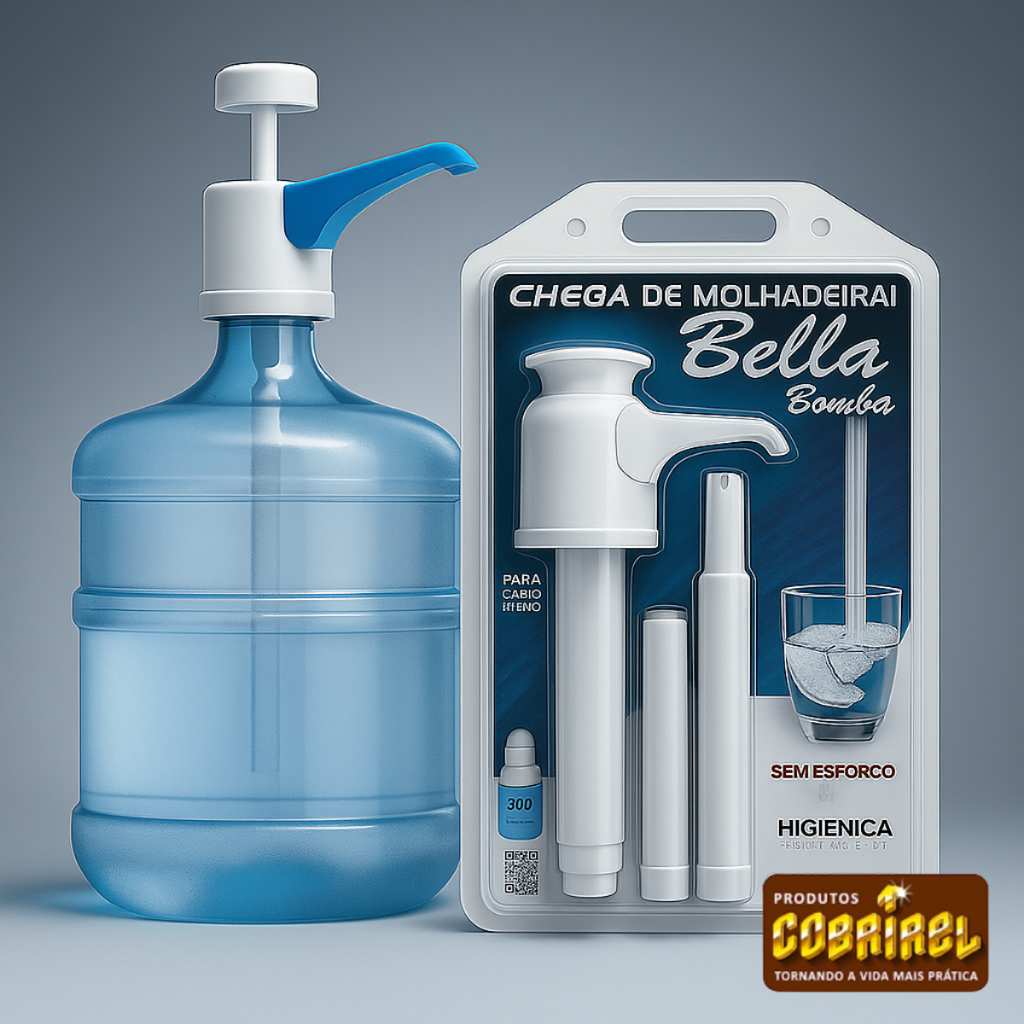 BOMBA MANUAL PARA GALÃO GARRAFÃO 10 ATE 20 LITROS - BELLA BOMBA em Oferta na Shopee