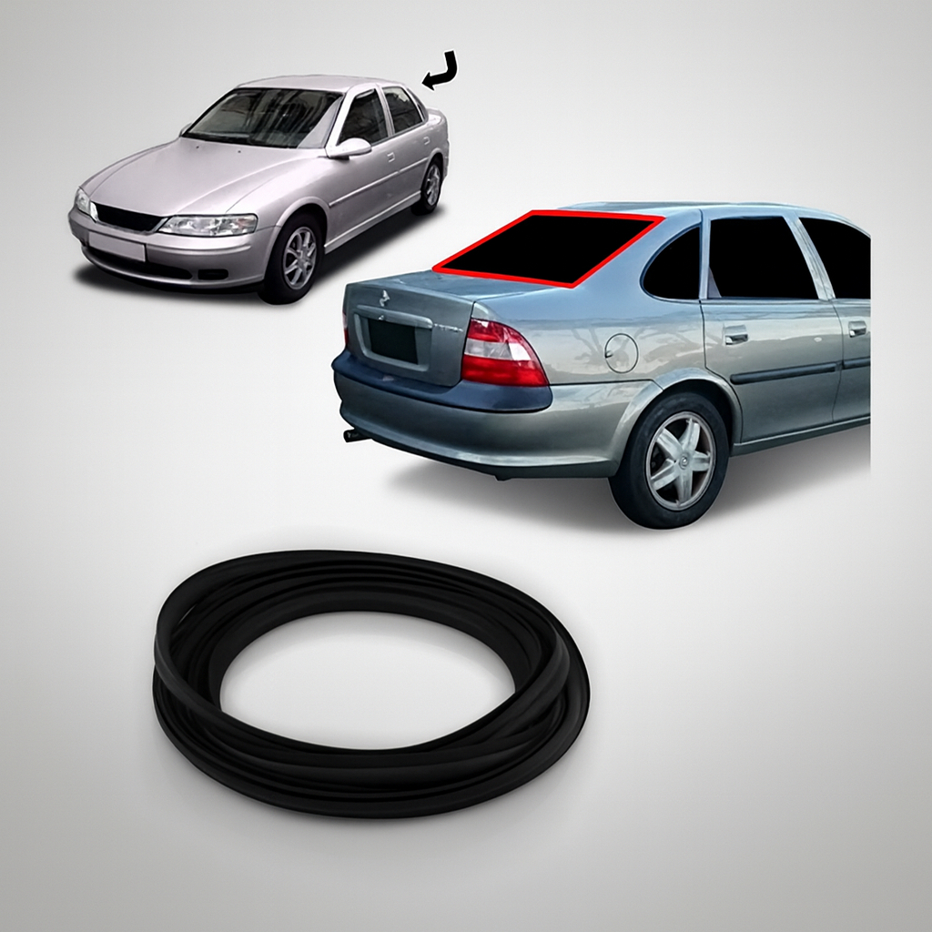 Borracha Vidro Traseiro Vigia Vectra 1997 1998 1999 À 2005 em Oferta na Shopee