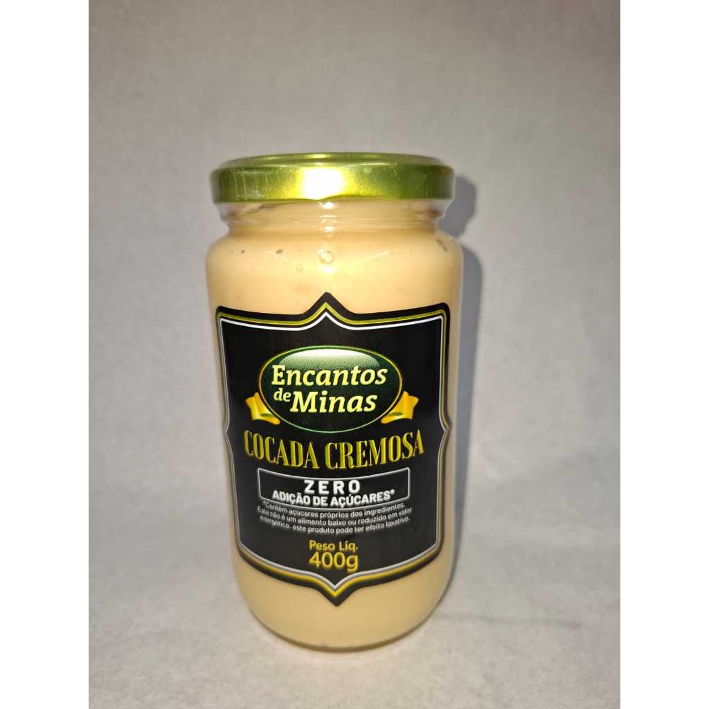 COCADA CREMOSA ZERO ADIÇÃO DE AÇÚCARES - 420 GRS - UMA DELICIOSA RECEITA MINEIRA