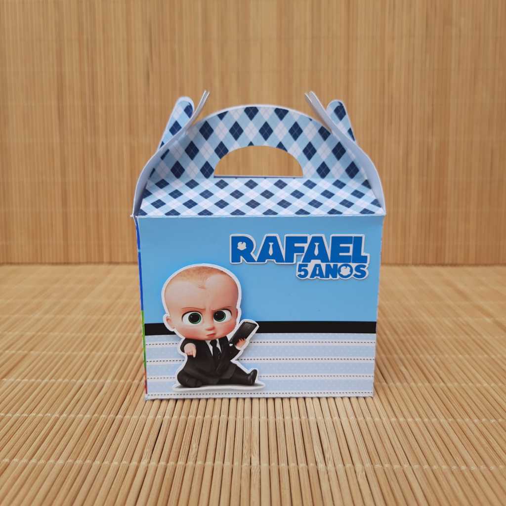 caixa maleta personalizada Poderoso Chefinho, lembrancinha para festa