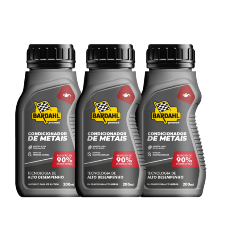 Aditivo Condicionador De Metais Carro Moto Bardahl Similar Militec 3 unidades