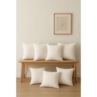 Envio Full Kit 10 Enchimentos Refil de Almofada Decorativa 45x45cm Espuma Premium em Oferta na Shopee