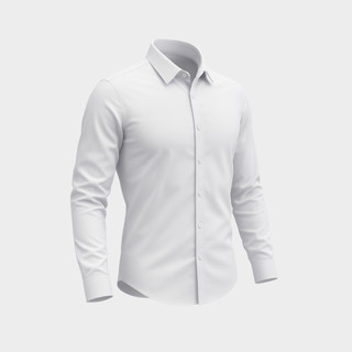 Blusa Social Masculina Manga Longa Slim Lisa Plus Size