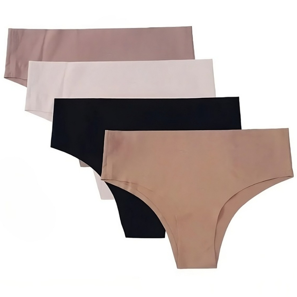 Promoção Kit Calcinha Cós Alto Sem Costura MICROFIBRA Corte a Laser Tangão Coleção Blogueira