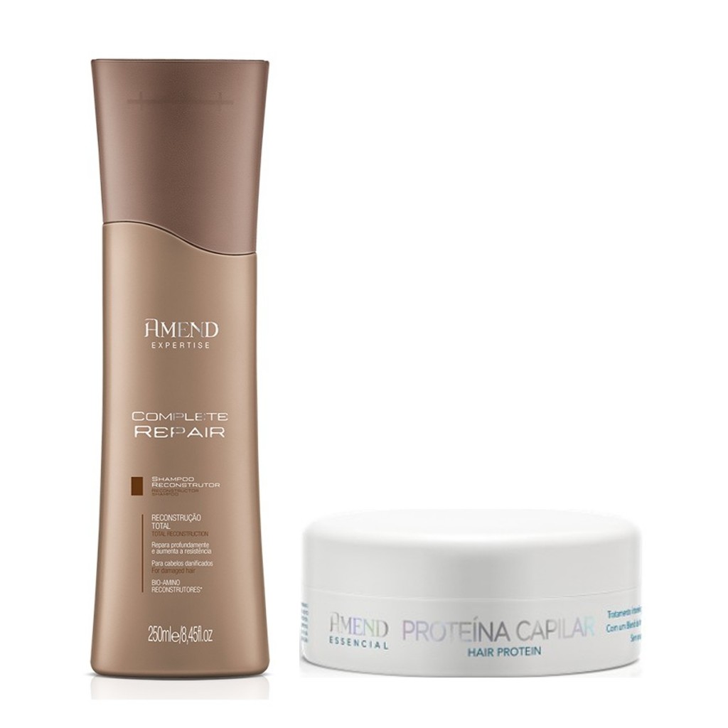 Amend Kit Complete Repair Shampoo 250ml + Essencial Proteína Capilar 100g