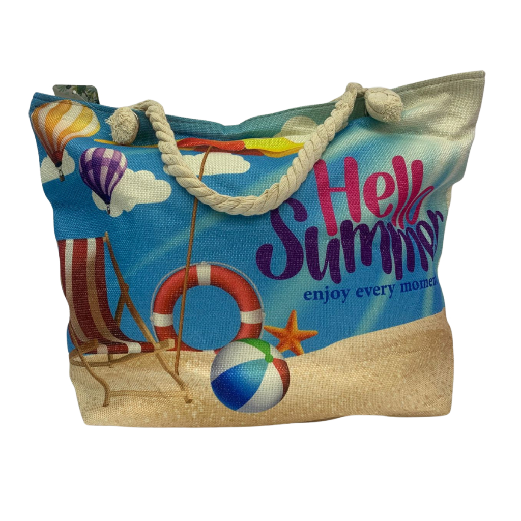 Bolsa Sacola De Praia Piscina Summers Grande Resistente em Oferta na Shopee