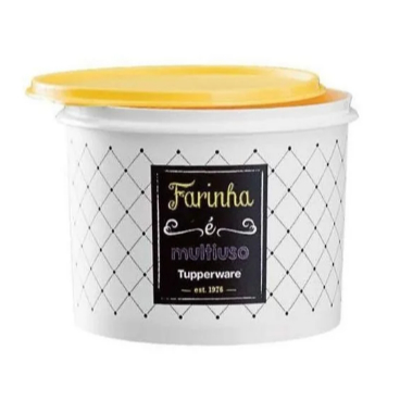 Tupper Redondinha 500ml Farinha Bistro Tupperware