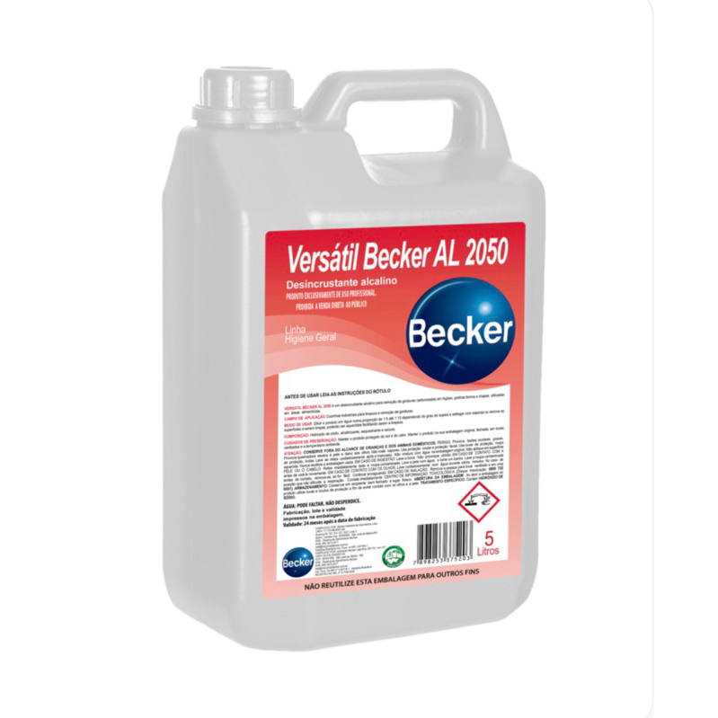 Limpa Chapa Versátil Becker Al2050 - 5 Litros - Concentrado