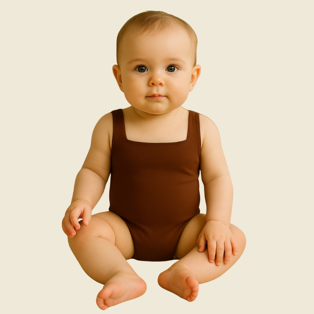 Kit 3 Body Regata Liso Body Bebê Roupas Enxoval Maternidade Collant Infantil