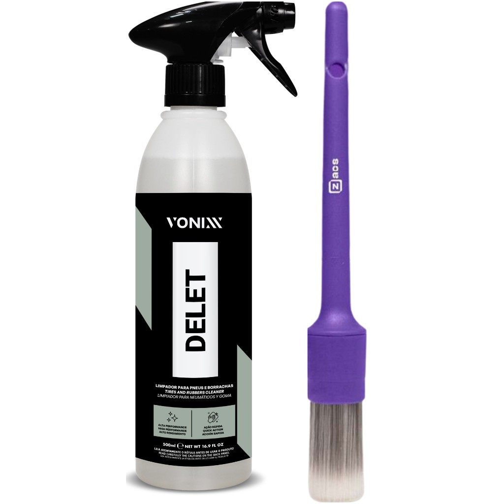Delet Vonixx Limpador Para Pneus E Borrachas 500ml