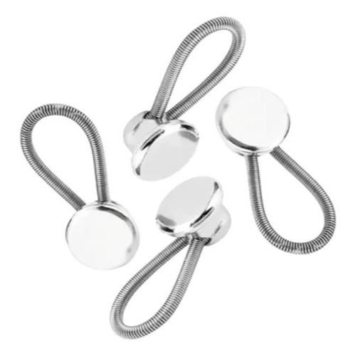 Kit 4 Extensor de Colarinho Camisa Social Alargador de Aço