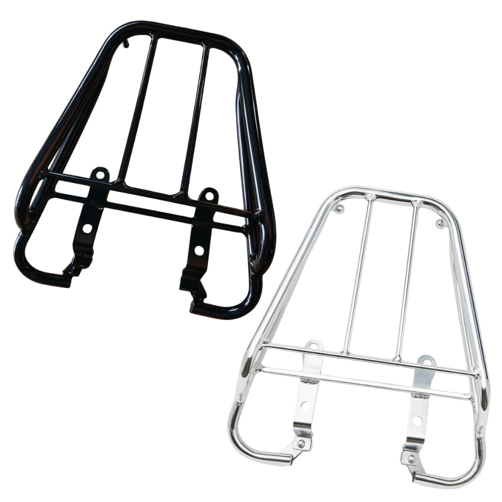 Bagageiro Titan 125 cromado preto 95 96 97 98 99 Com Alto Brilho Encaixe Perfeito