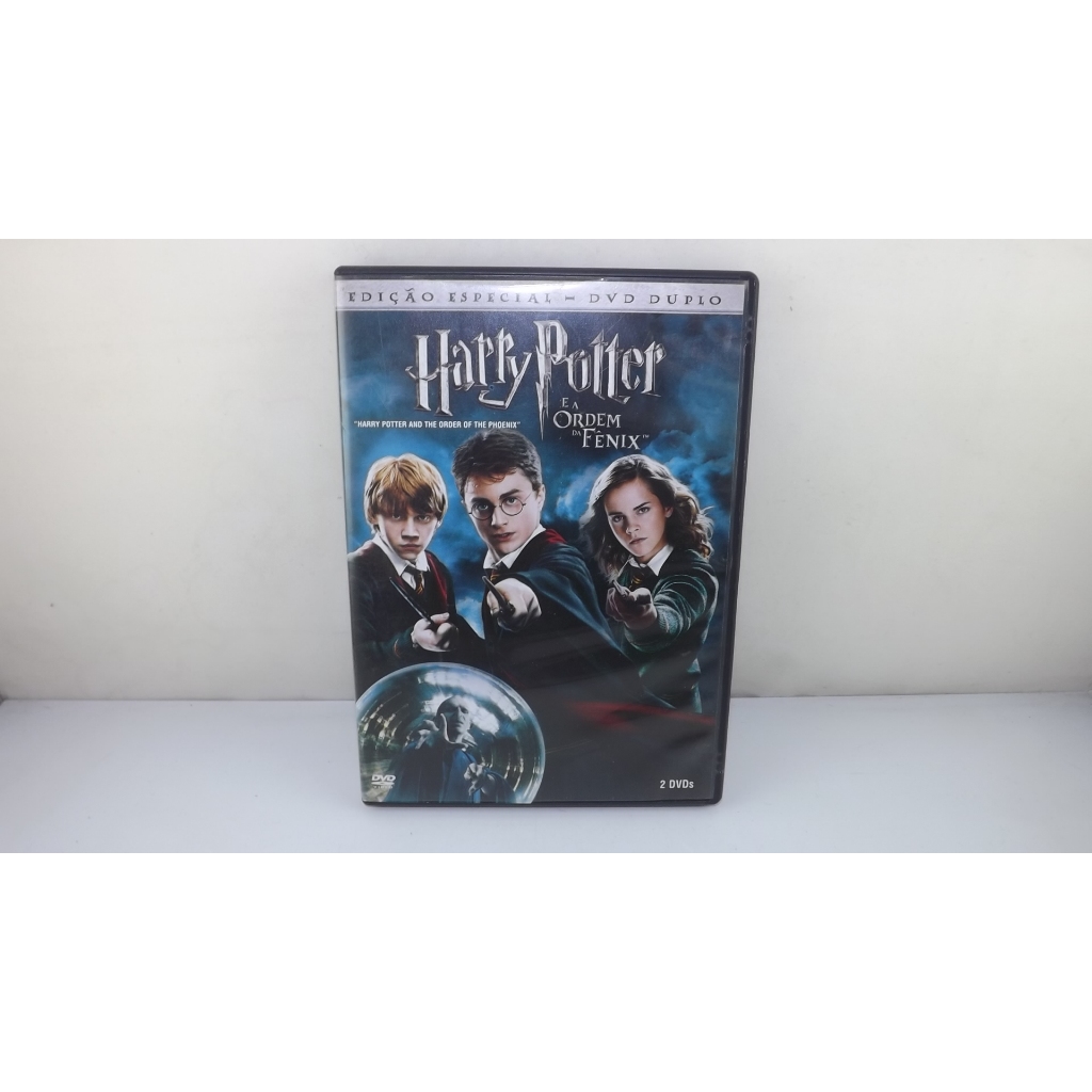 DVD Harry Potter E A Ordem da Fênix Disco Duplo Semi Novo