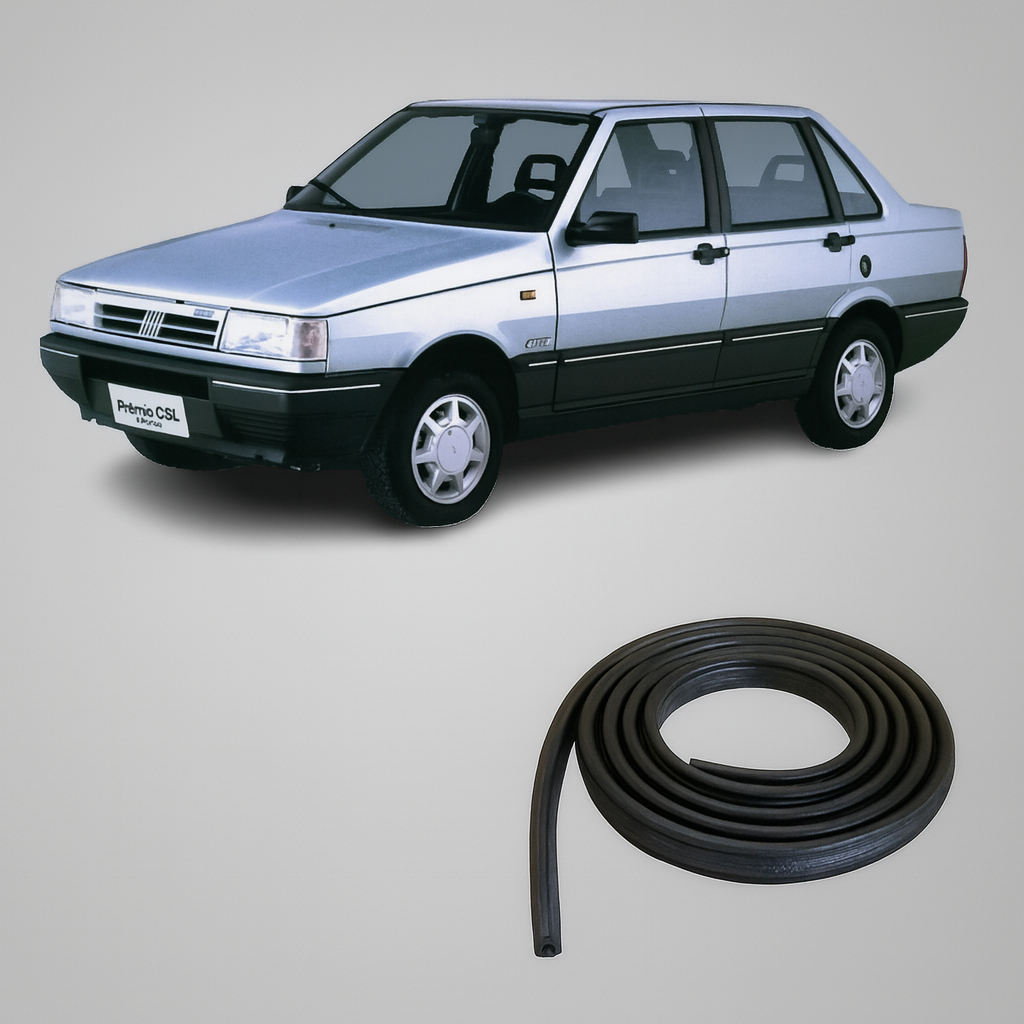 BORRACHA DO PORTA MALAS PRETA COM ABA FIAT PREMIO 85/01 em Oferta na Shopee