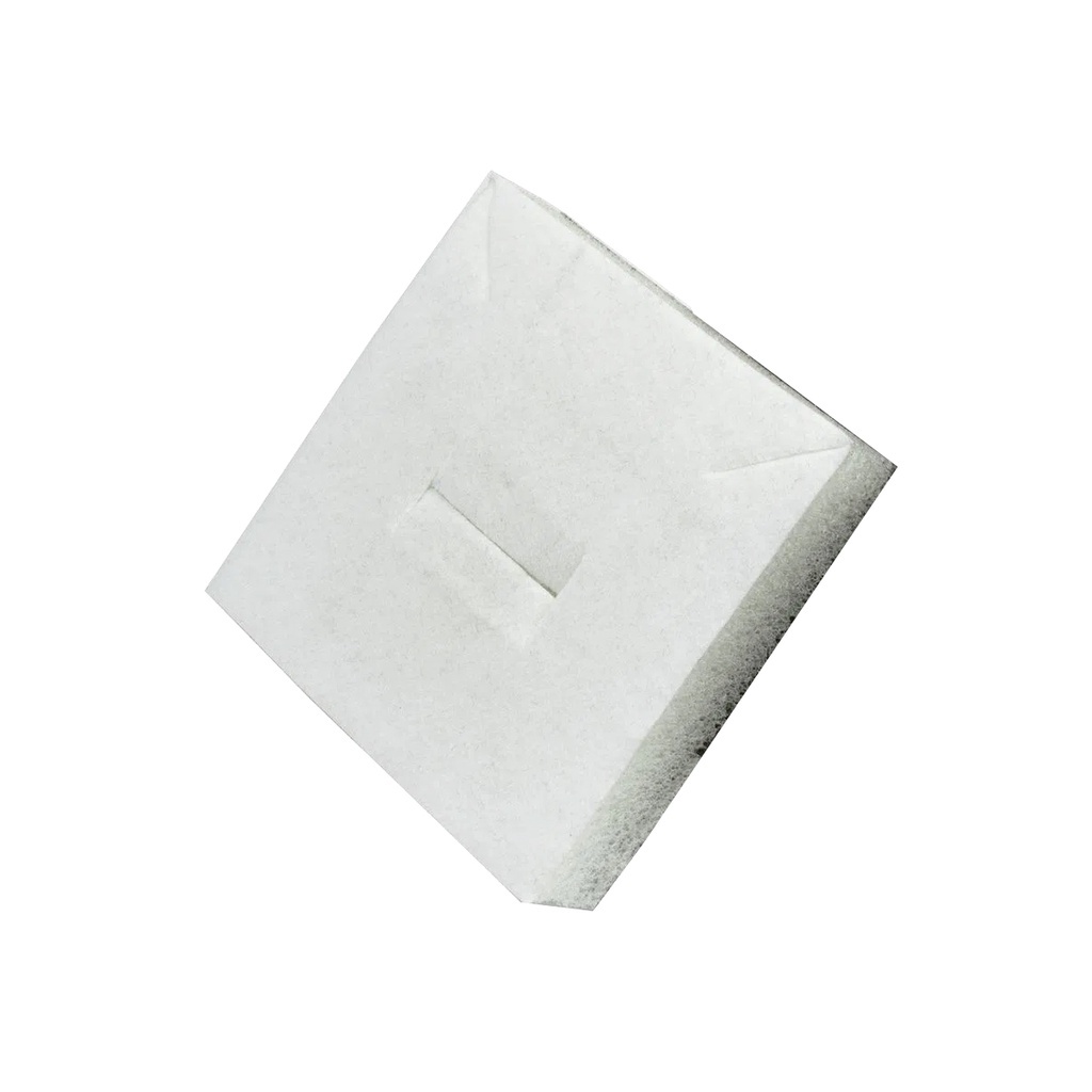 Kit 10 Espuma Branca Para Jóias Bijutarias Papel De Berço 10x10x1cm