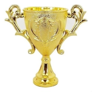 Kit 12 Mini Troféu Dourado Enfeite Festa Decoração Lembrancinha em Oferta na Shopee