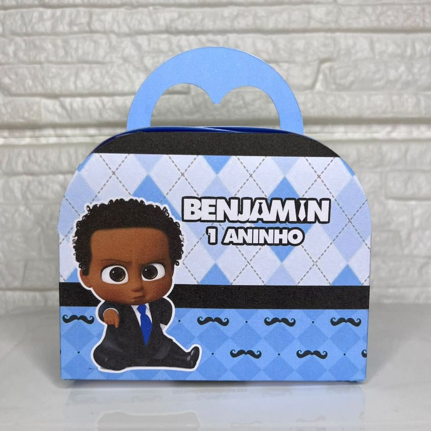 KIT Caixas Maleta Personalizada PODEROSO CHEFINHO 2 - Lembrancinhas para Festa MONTADO