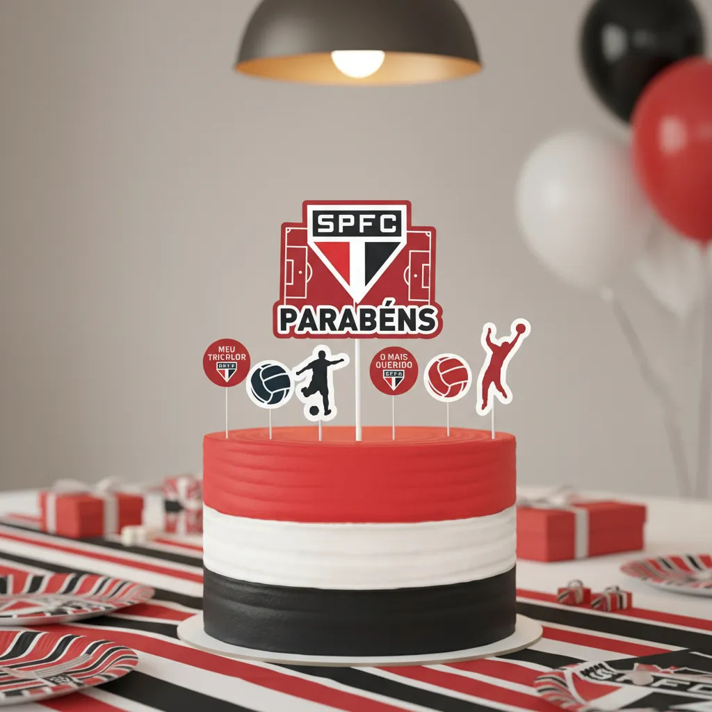 O que é Topo de Bolo São Paulo Futebol Clube? Guia e Onde Comprar | BuscaProdutos