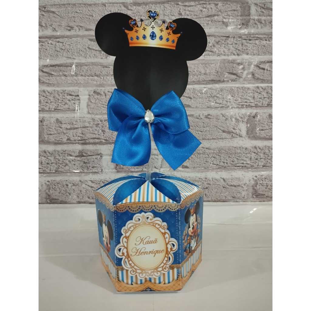 Centro de Mesa MICKEY REALEZA –Centro de mesa lembrancinha  Festa Infantil | Personalizado