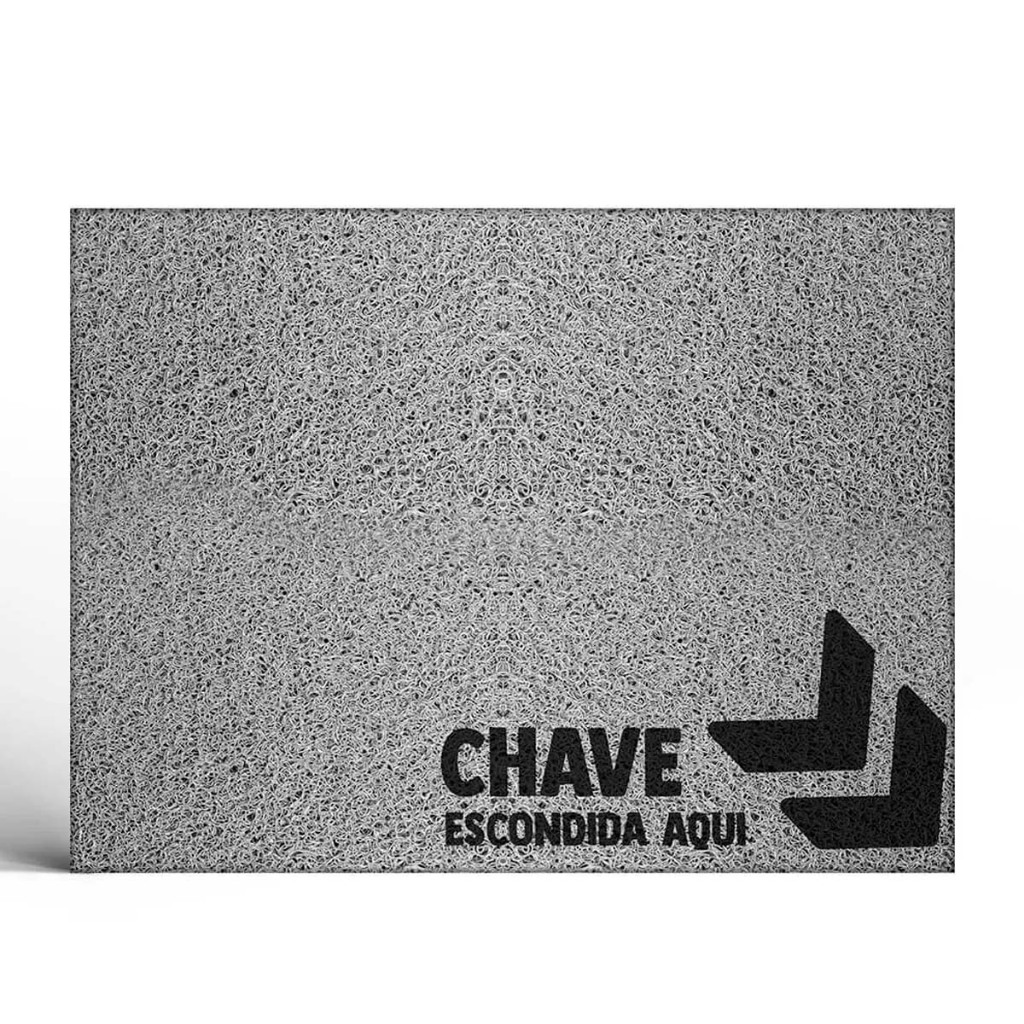 Tapete Capacho Decorativo Chave Escondida