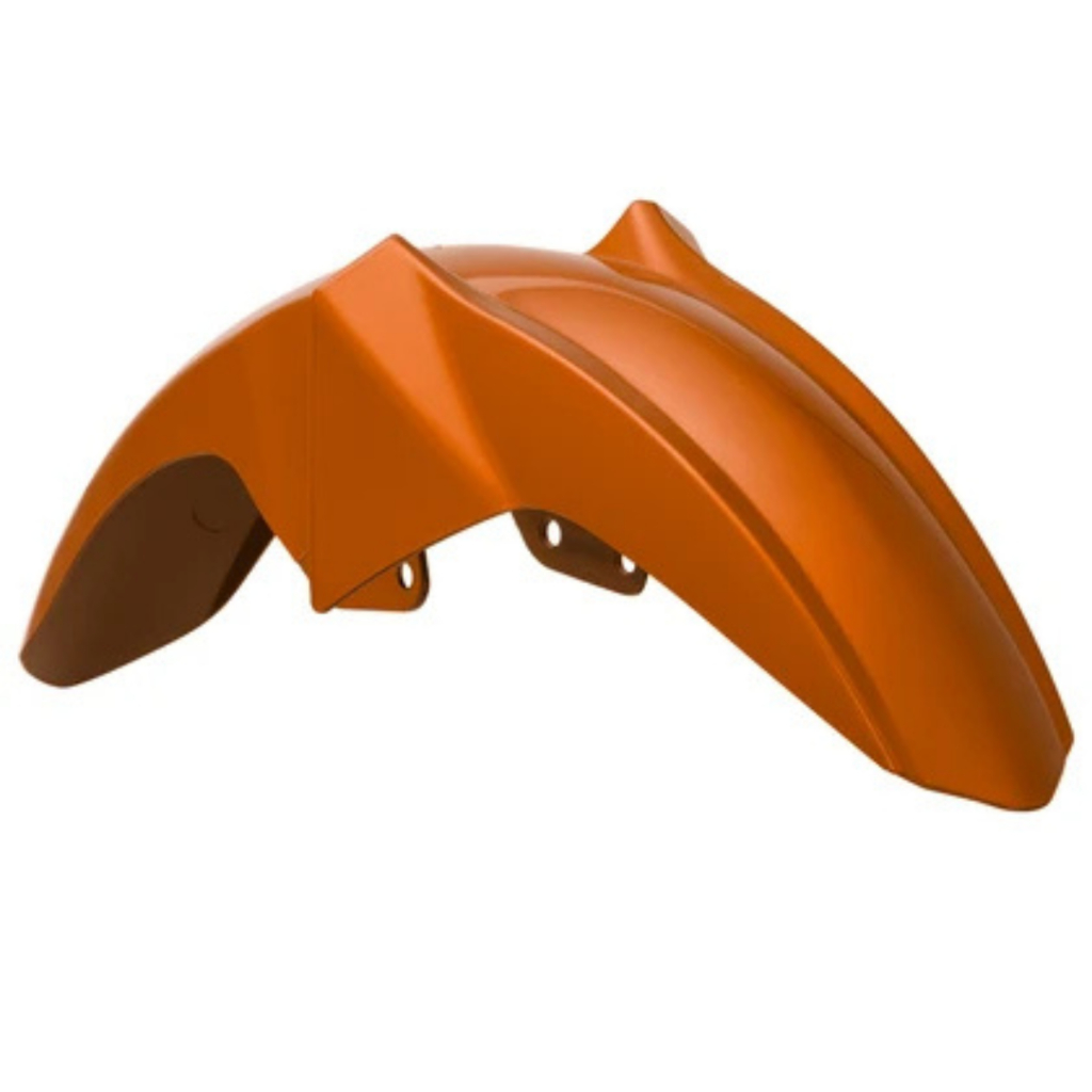 Paralama Dianteiro Compatível com Moto Yamaha Fazer 150 2014 Até 2021 Laranja — imagem 2 de 2