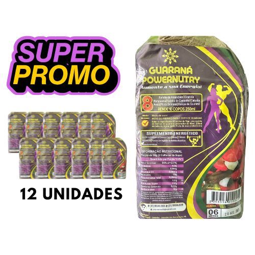 KIT GUARANÁ DO AMAZONAS PARA REVENDA - 100% NATURAL - 12 UNIDADES OU 24 UNIDADES