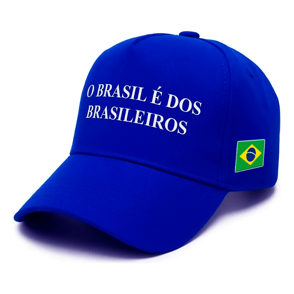 Boné O Brasil É Dos Brasileiros Lula Trump Original