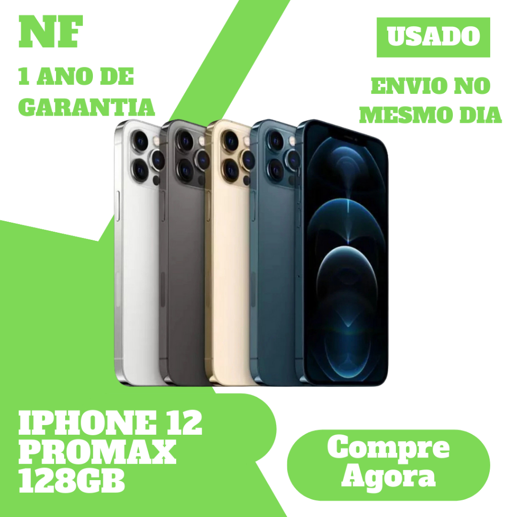 iPhone 12 Pro Max 128gb em Oferta | Shopee 2025