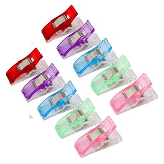 Mini Prendedor Clips Prender Plásticos Pequenos Colorido Costura Patchwork em Oferta na Shopee