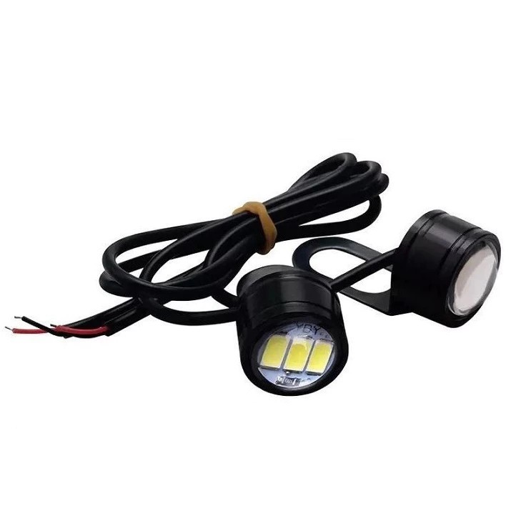 Farol De Milha Led Mini Strong Modelo Universal Moto Carro Par