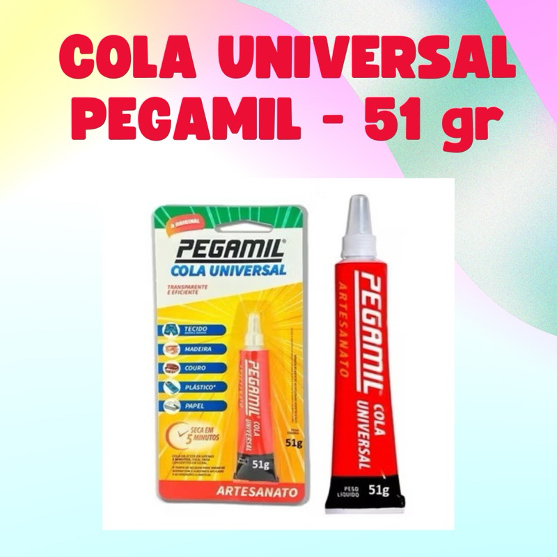 COLA UNIVERSAL PEGAMIL 51G !  1un ou 2un ou 3un .
