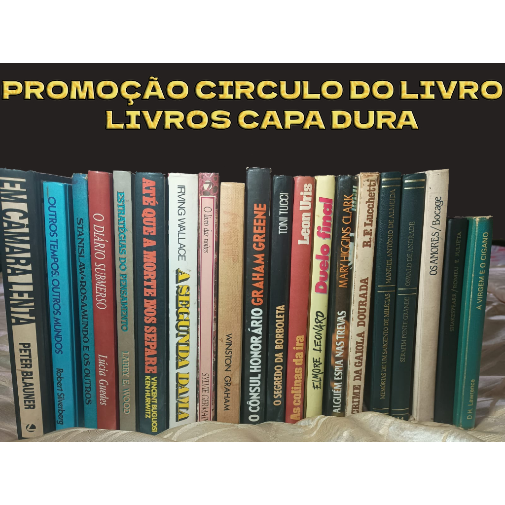PROMOÇÃO LIVROS CAPA DURA CIRCULO DO LIVRO - ROMANCE, FICÇÃO, LITERATURA BRASILEIRA E OUTROS em Oferta na Shopee