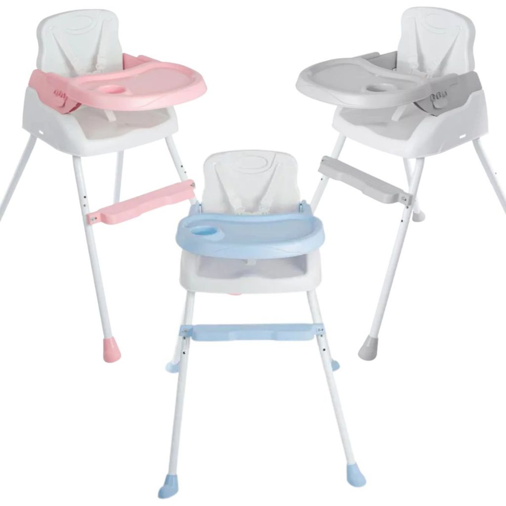 Cadeirinha Infantil para Alimentação de Bebês Cadeira 3 em 1 Cadeira Alta Baixa e Booster Styll