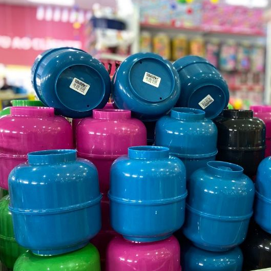 Kit 2 Cofres de Plástico 16cm para Moedas – Cofrinho Infantil e Decorativo