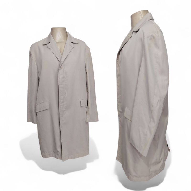 Trench Coat Masculino Scotchgard – Fabricado na França – Sobretudo (Usado) - Brechó SahLo