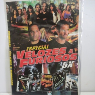 dvd velozes e furiosos 5x1 em Oferta na Shopee
