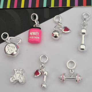 Berloque Halter Musculação Peso Fitness Academia Crossfit Bike Bicicleta Kettlebell Luva Boxe Corrida em Oferta na Shopee