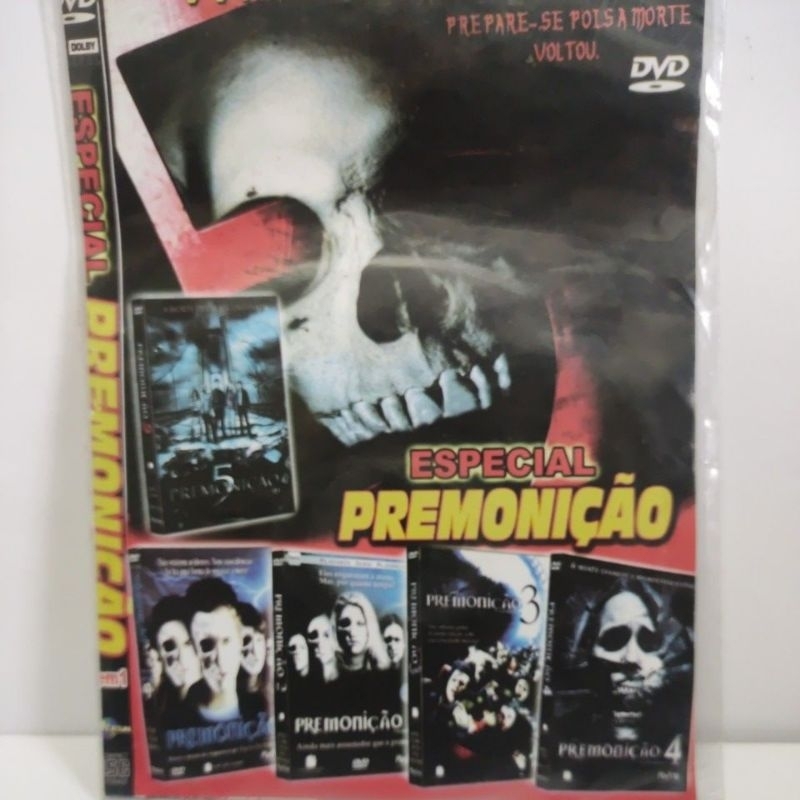 dvd premonição 5x1