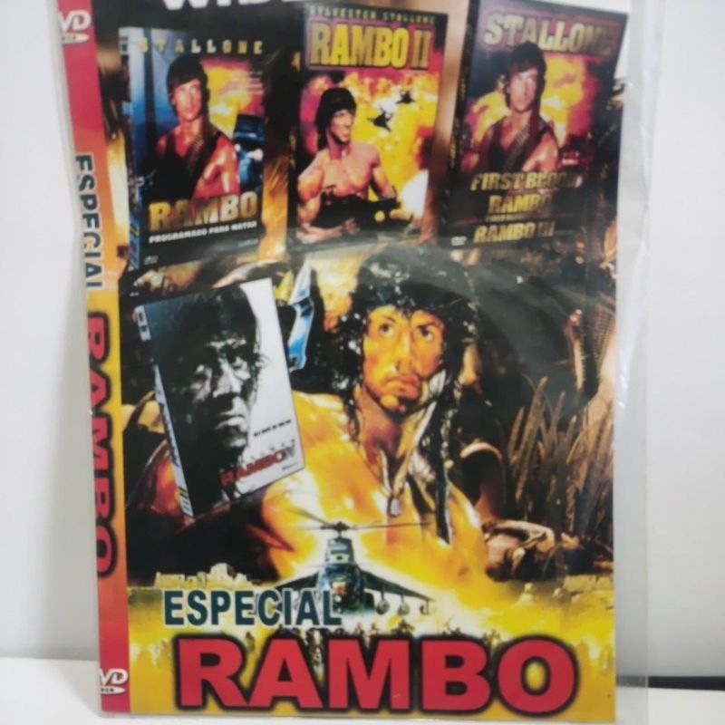 dvd Rambo 4x1