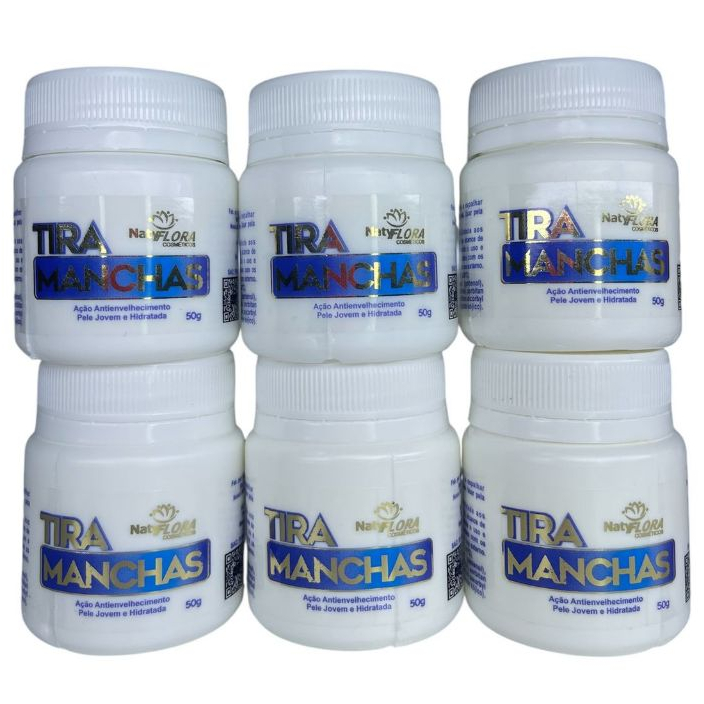 Tira Manchas 6 Unidades Tratamento de Melasma e Antienvelhecimento NatyFlora