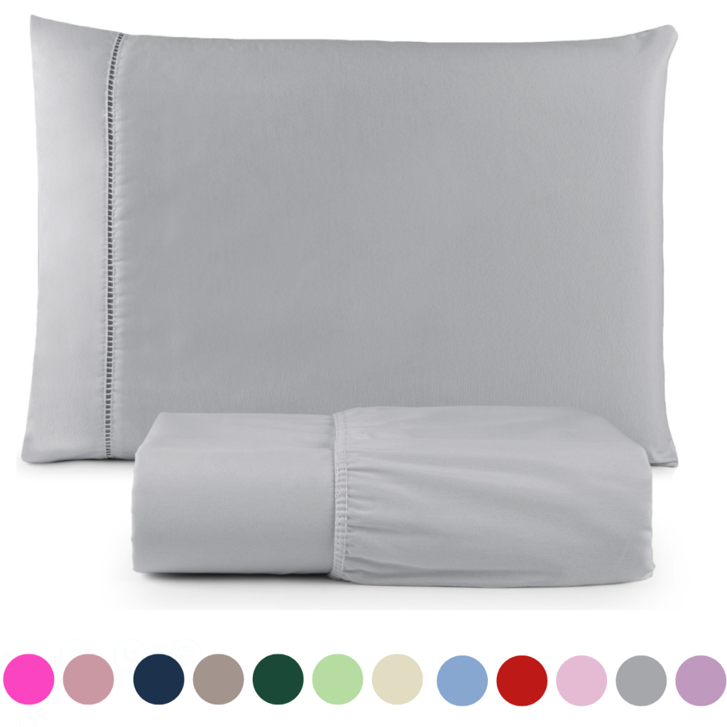 Jogo De Lençol Solteiro 2pçs Micropercal 400 Fios Extra Macio em Oferta na Shopee