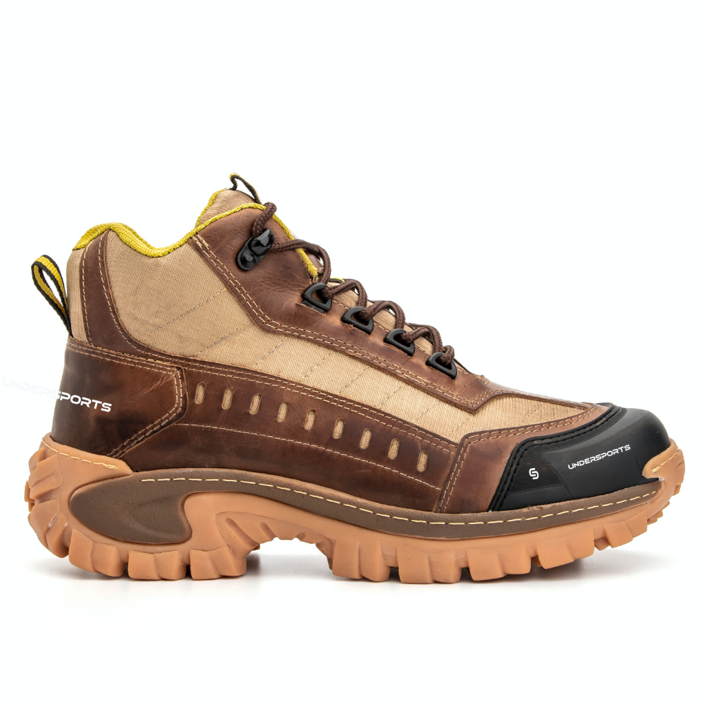 Tênis Adventure Cano Médio Trilha Sertificado Ca Couro Epi em Oferta na Shopee