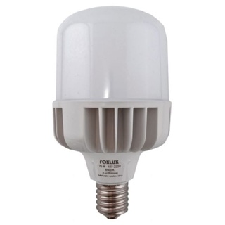 Lâmpada LED Alta Potência Foxlux 75W 6500K Branca Fria 7000lm E27 Bivolt para Ambientes Residenciais e Comerciais em Oferta na Shopee