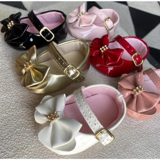 Sapatinho Boneca Bebe Macio Menina Laço em Oferta na Shopee